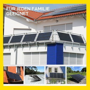 Ergofino Solarmodul Halterung Garten / Flachdach