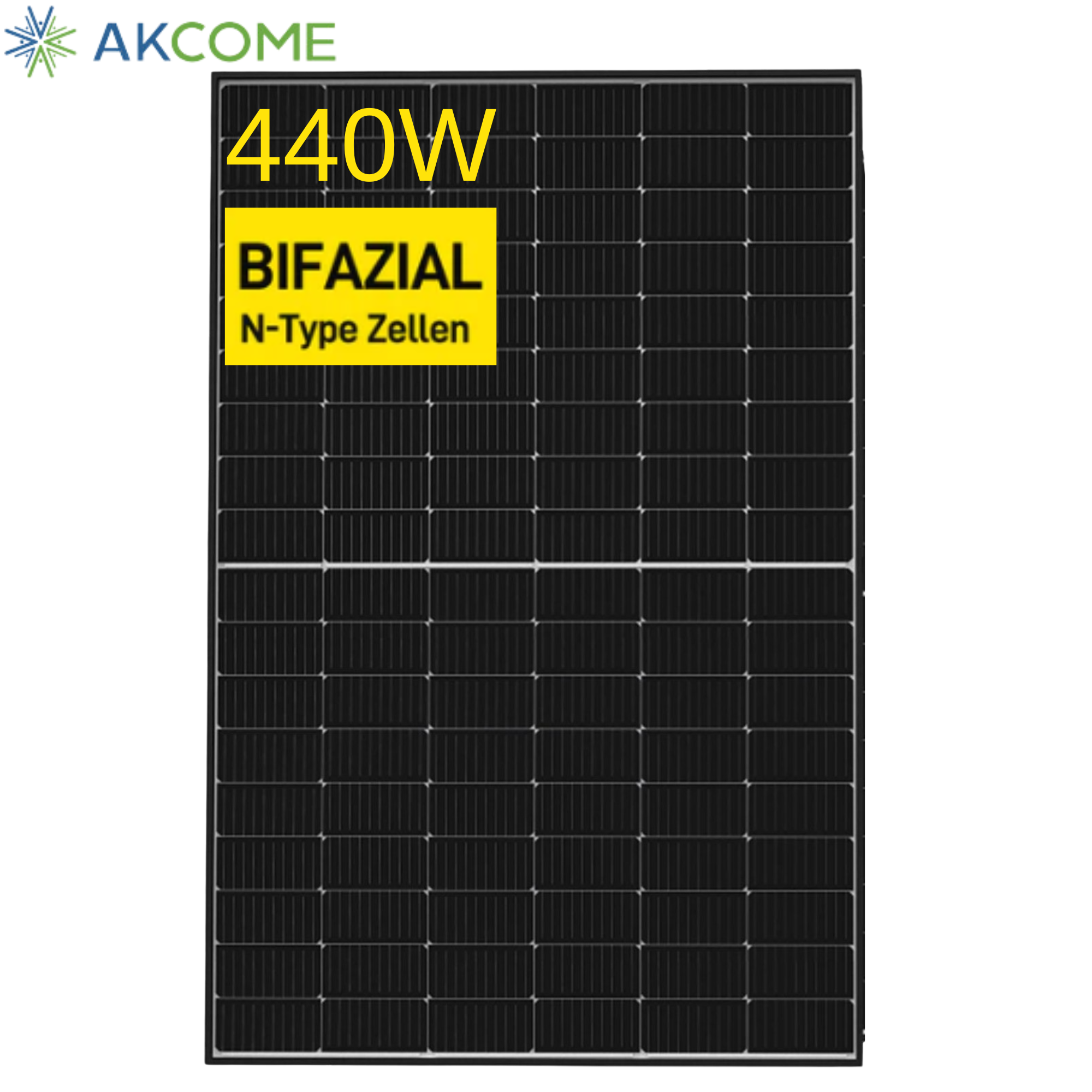 Ergofino 440W Bifazialer Glas-Glas Solarmodule von AKCOME