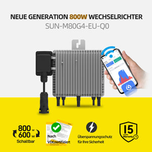 Ergofino Wechselrichter 800W Deye SUN-M80G4-EU-Q0