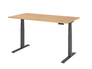 Elektrisch höhenverstellbarer Schreibtisch - Ergofino HBDT63C mit Tischplatte