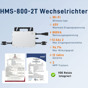 Ergofino Wechselrichter Hoymiles HMS-800W-2T